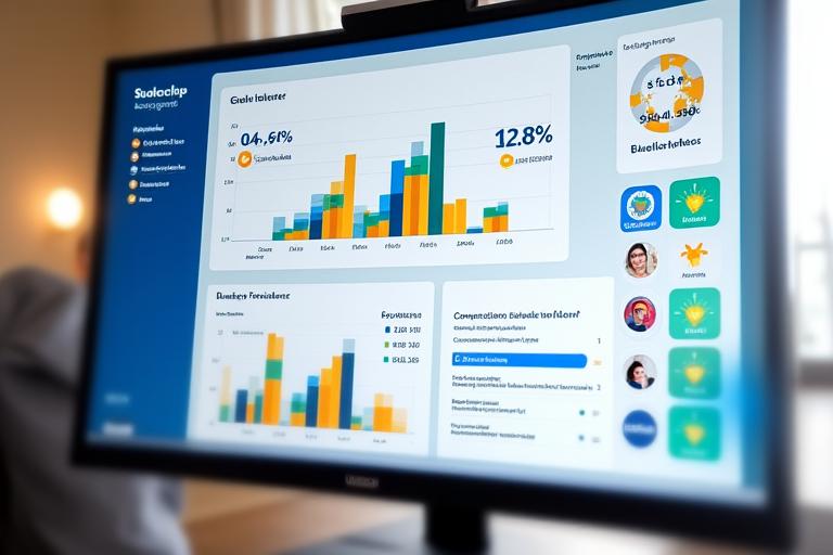 Capture d'écran d'un tableau de bord affichant des statistiques de progrès impressionnantes d'un étudiant en apprentissage du français, avec des graphiques de maîtrise et des badges de réussite.