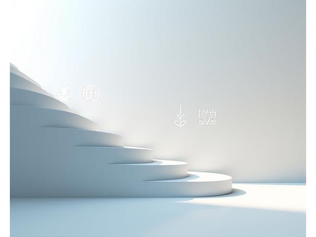 Un graphique 3D stylisé montrant une courbe de réduction des émissions de carbone se dirigeant vers le bas, avec des icônes de feuille et de la planète Terre en arrière-plan, symbolisant le progrès environnemental.